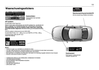 2008-2012 Saab 9-3 Bedienungsanleitung | Niederländisch