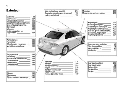 2008-2012 Saab 9-3 Owner's Manual | Dutch