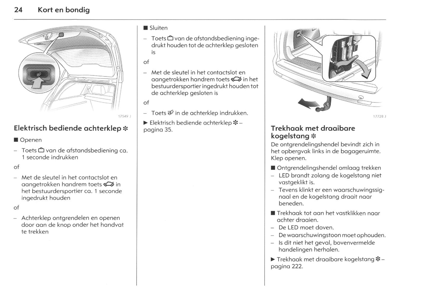 2005-2009 Opel Vectra Owner's Manual | Dutch