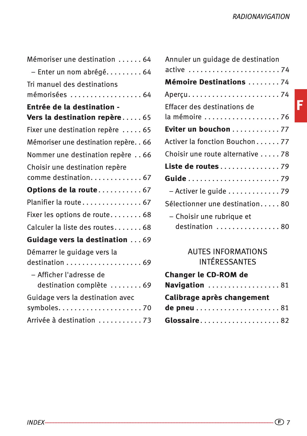 Seat Radio-Navigation Guide d'instructions