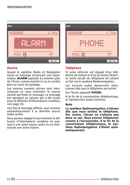 Seat Radio-Navigation Guide d'instructions