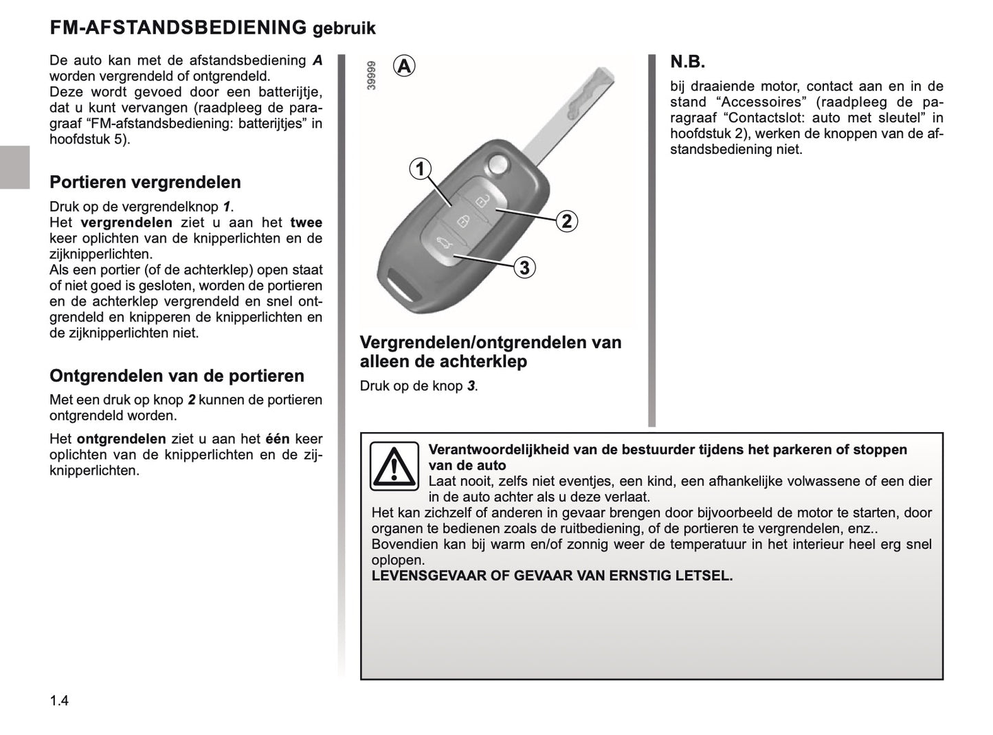 2019-2020 Renault Koleos Owner's Manual | Dutch