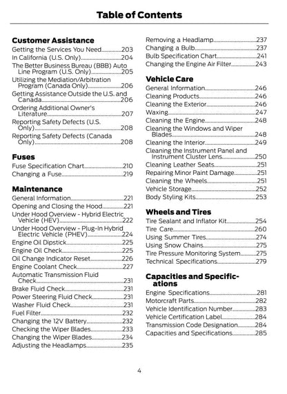 2017 Ford C-Max Hybrid/C-Max Energi Owner's Manual | English