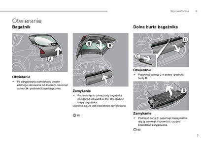 2013-2014 Peugeot 3008 Owner's Manual | Polish