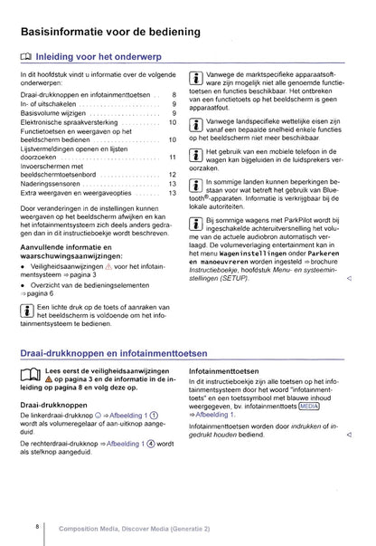 Volkswagen Composition Media, Discover Media (Generatie 2) Handleiding 2015