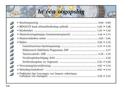 2004-2005 Renault Mégane Bedienungsanleitung | Niederländisch