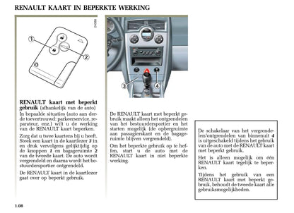 2004-2005 Renault Mégane Owner's Manual | Dutch