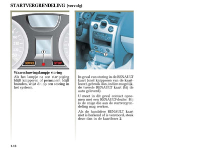 2004-2005 Renault Mégane Owner's Manual | Dutch