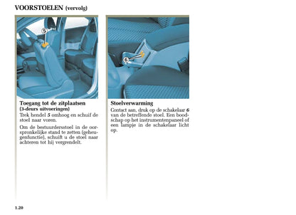 2004-2005 Renault Mégane Bedienungsanleitung | Niederländisch