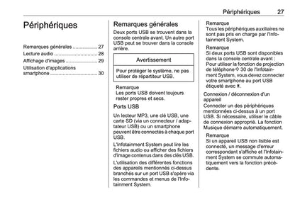 Opel Grandland X Guide de l'Infotainment 2017 - 2020