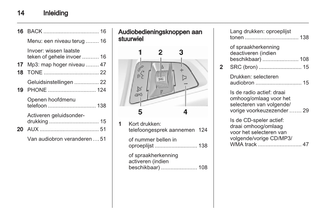 Opel Meriva Infotainment System Handleiding 2010 - 2014