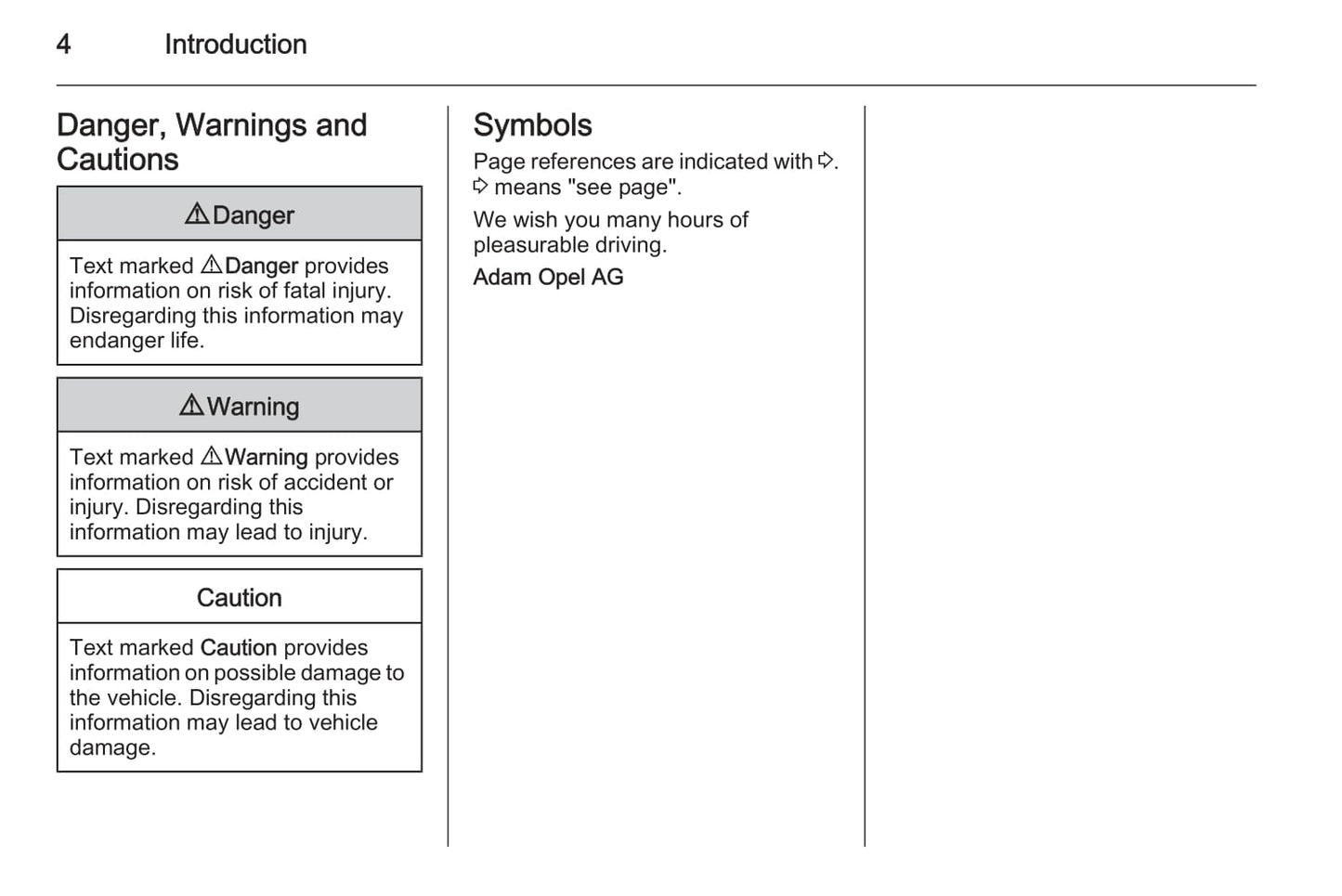 2014-2015 Opel Adam Owner's Manual | English