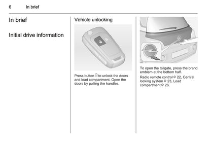 2014-2015 Opel Adam Owner's Manual | English