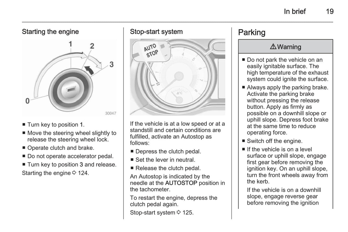 2014-2015 Opel Adam Owner's Manual | English