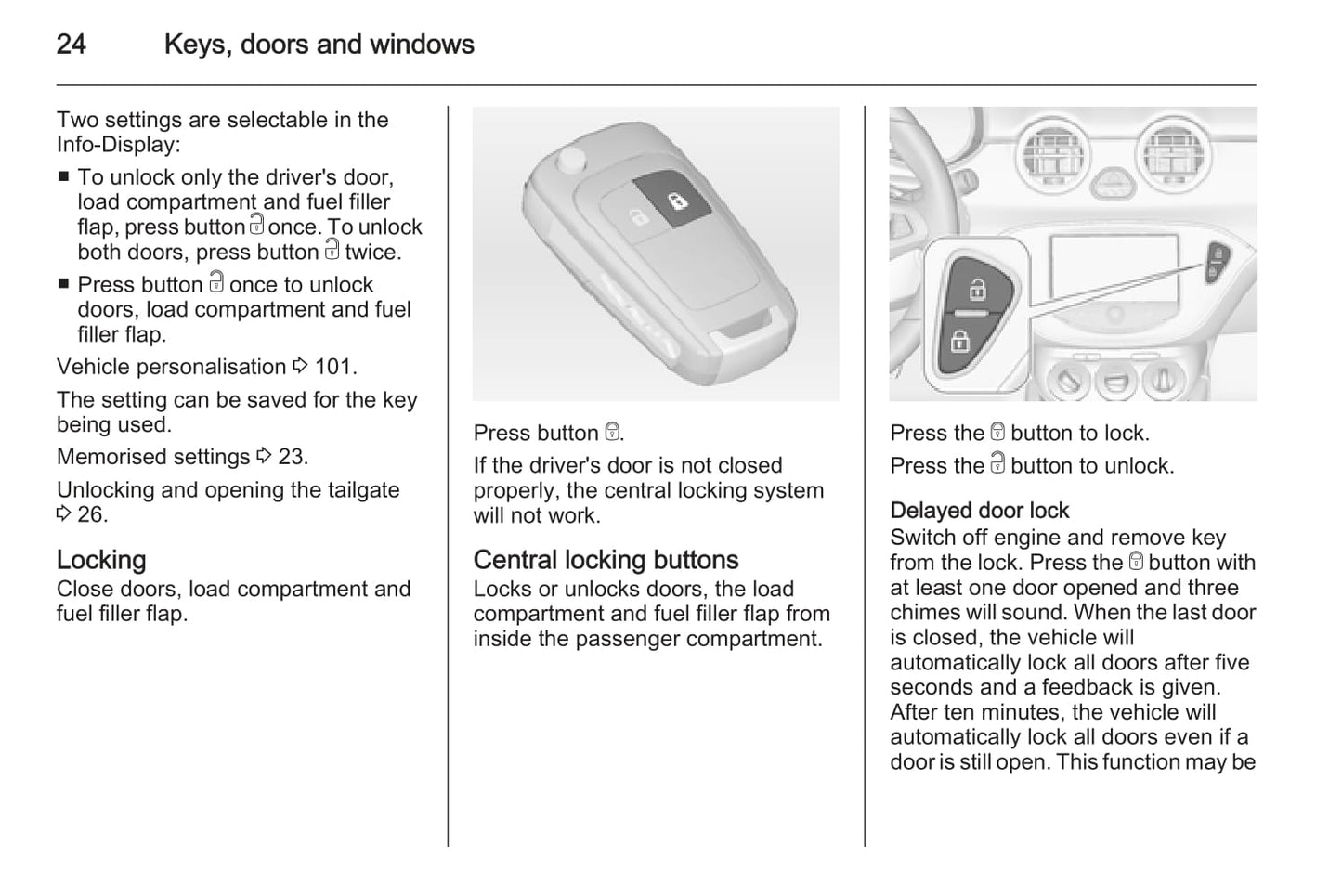 2014-2015 Opel Adam Owner's Manual | English