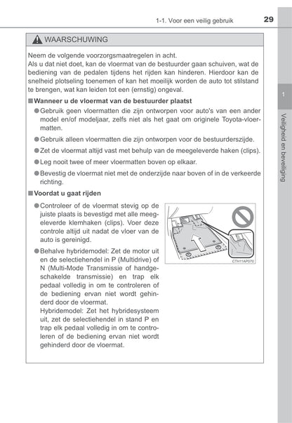 2013-2014 Toyota Auris / Auris Hybrid Bedienungsanleitung | Niederländisch