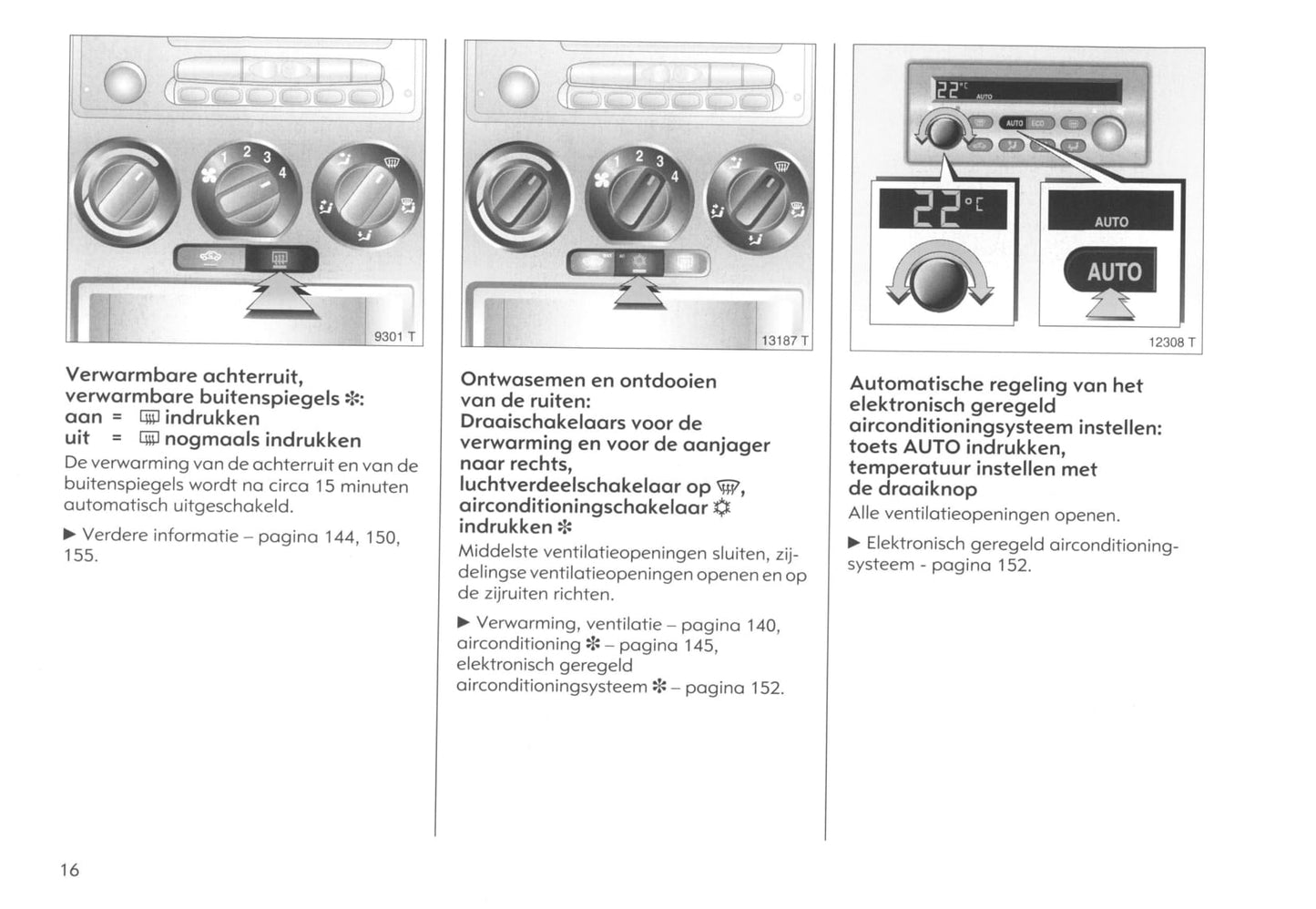 2000-2005 Opel Astra Owner's Manual | Dutch