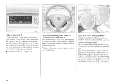 2000-2005 Opel Astra Owner's Manual | Dutch