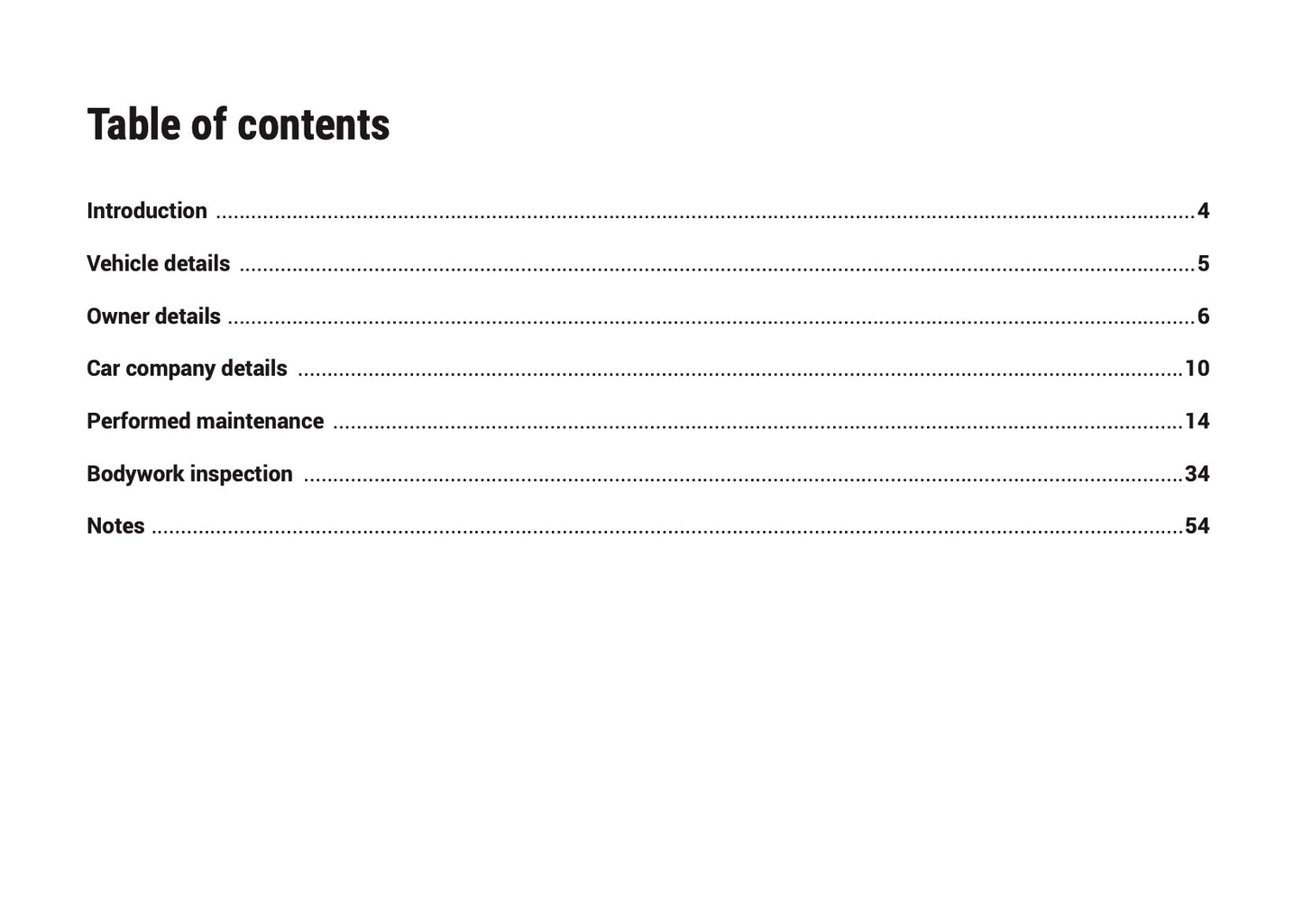 Warranty & Maintenance Owner's Manual