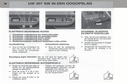 2003-2004 Peugeot 307 SW Bedienungsanleitung | Niederländisch