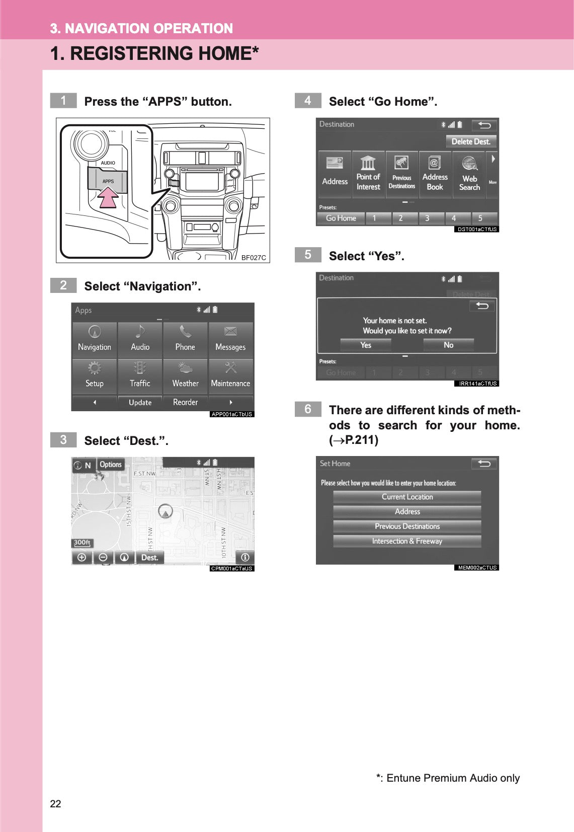 Toyota 4Runner Navigation And Multimedia System Bedienungsanleitung 2013 - 2017