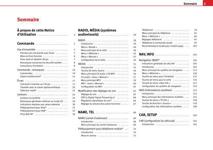 Seat Media System E Guide d'instructions