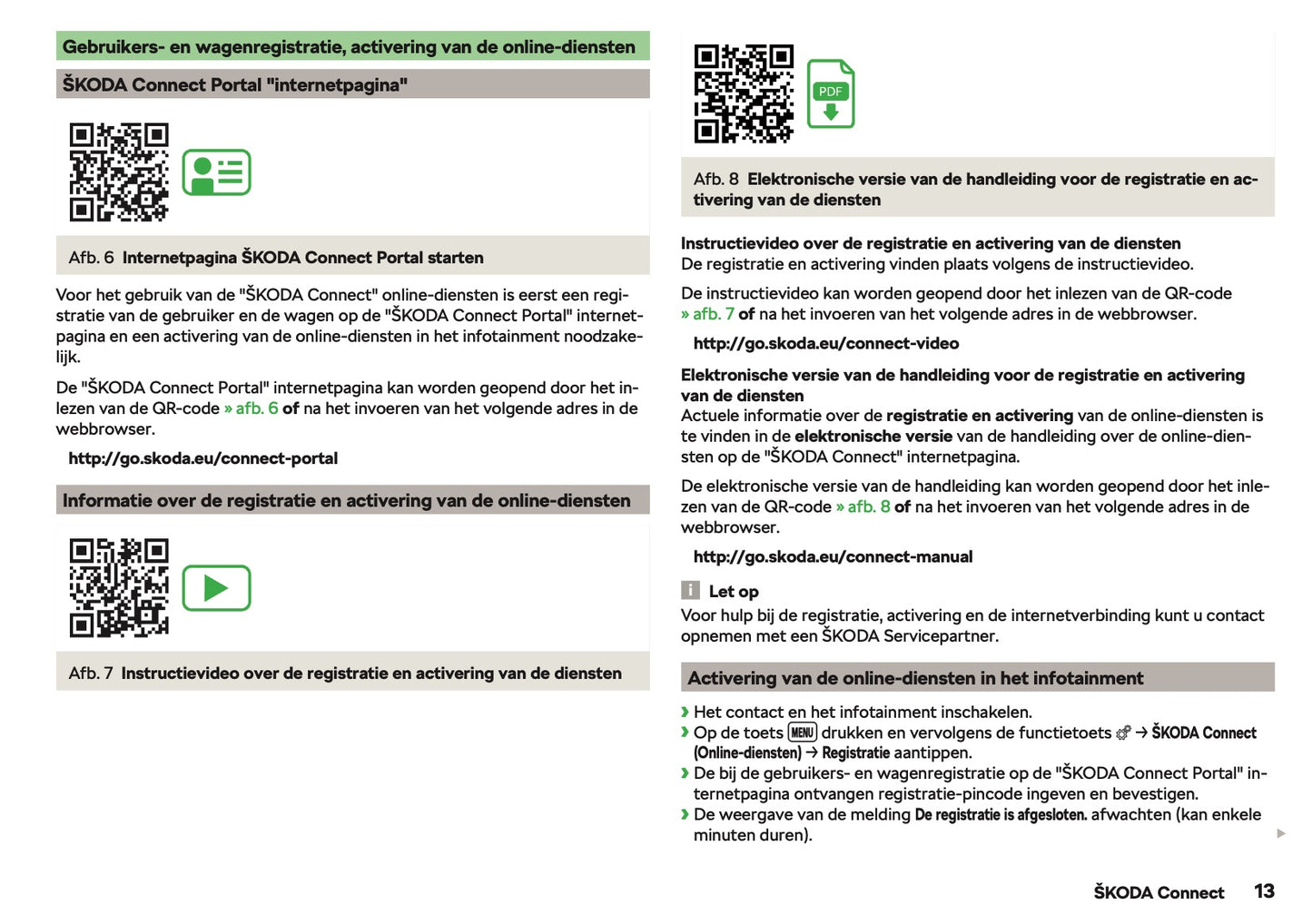 2018-2019 Skoda Fabia Owner's Manual | Dutch