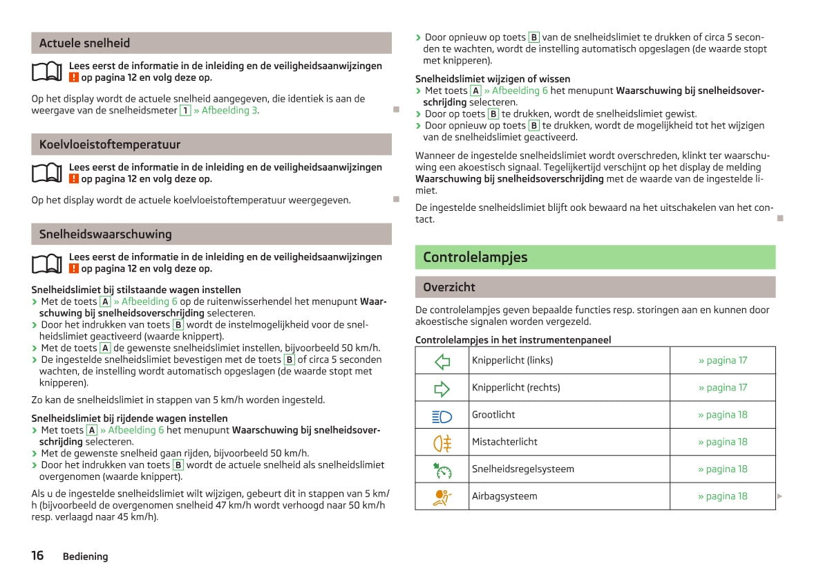 2015-2016 Skoda Citigo Owner's Manual | Dutch