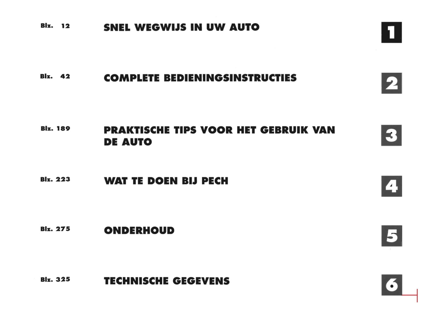 1996-2003 Alfa Romeo Spider/GTV Bedienungsanleitung | Niederländisch