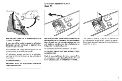 1990-1991 Toyota Starlet Owner's Manual | Dutch