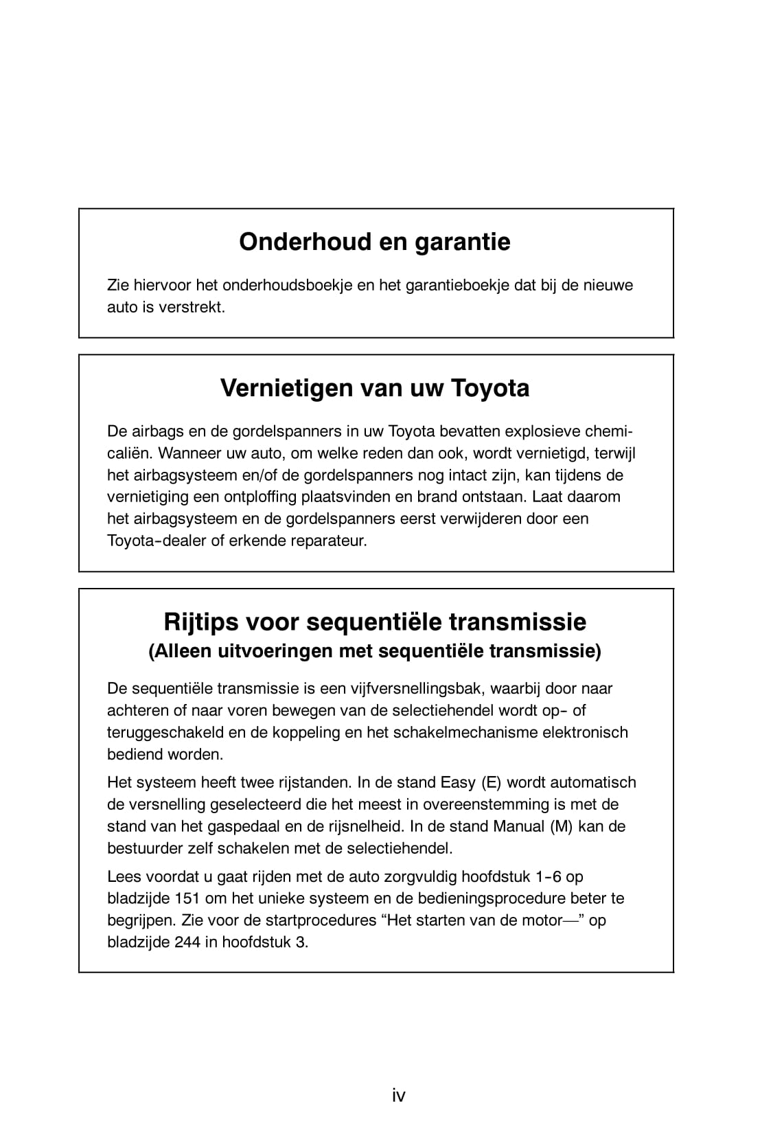2004-2005 Toyota Yaris Bedienungsanleitung | Niederländisch