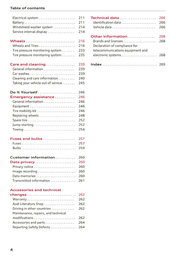 2019-2023 Audi TT/TT Coupé/TTS Coupé/TT Roadster Owner's Manual | English