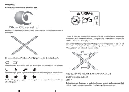 2015-2016 Nissan Note Owner's Manual | Dutch