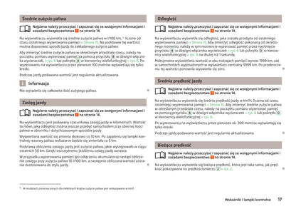 2012-2013 Skoda Yeti Owner's Manual | Polish