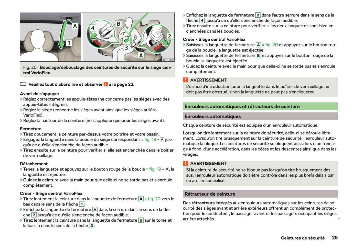 2018-2020 Skoda Karoq Bedienungsanleitung | Französisch