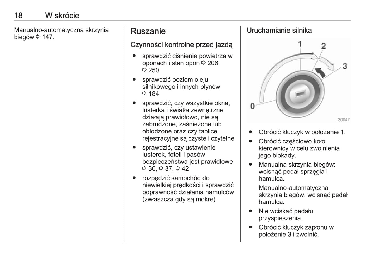 2016 Opel Adam Owner's Manual | Polish