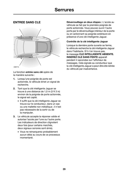 2008-2009 Jaguar XK Owner's Manual | French