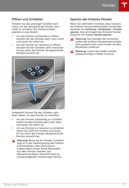 2019 Tesla Model 3 Owner's Manual | German