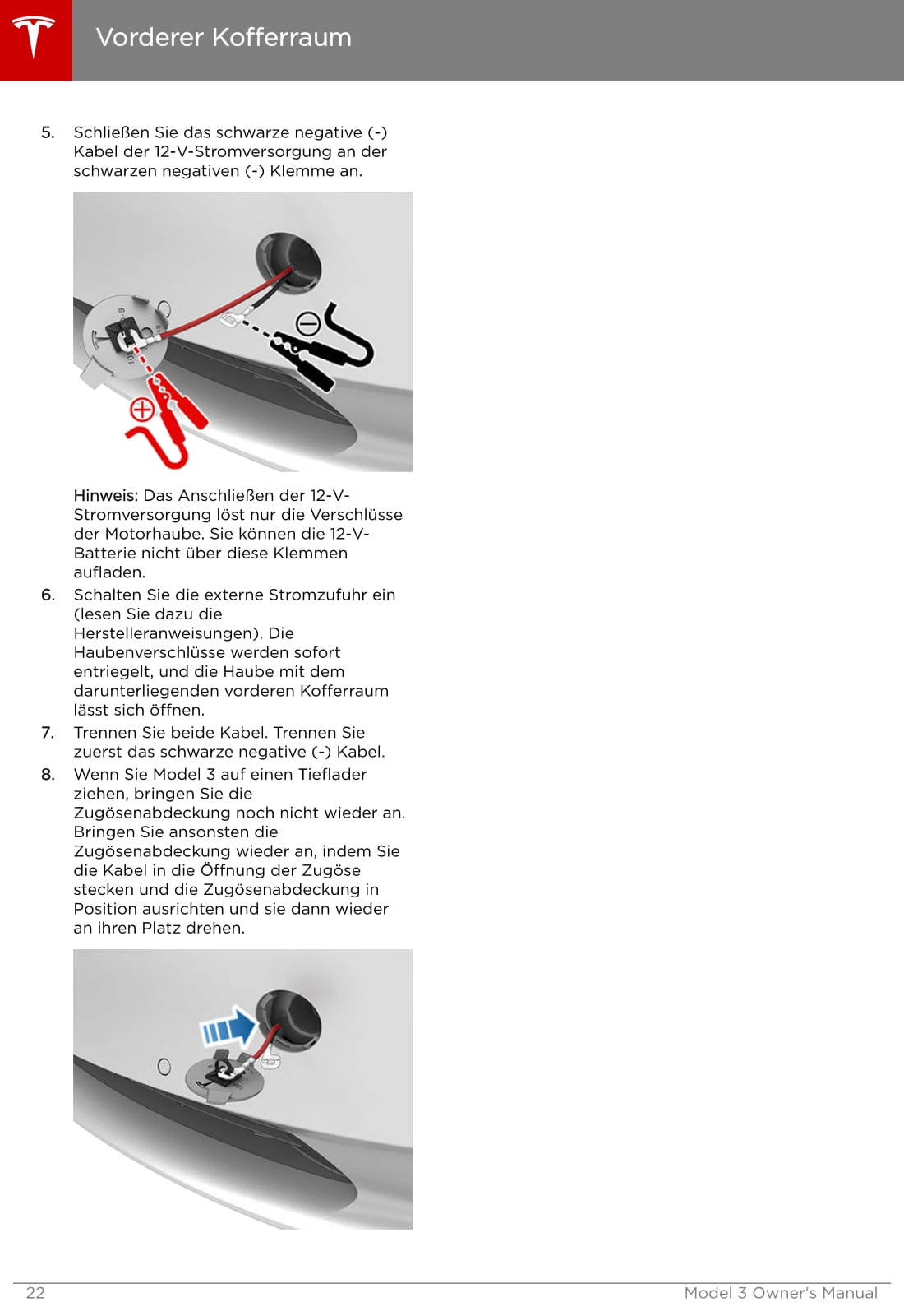 2019 Tesla Model 3 Owner's Manual | German