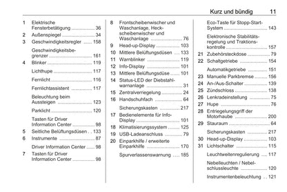 2017 Opel Crossland X Owner's Manual | German