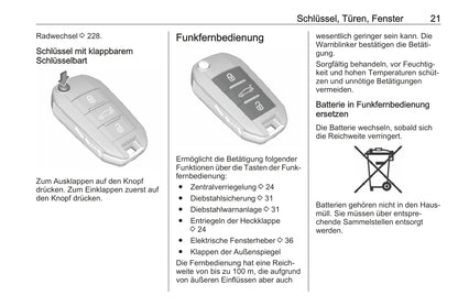 2017 Opel Crossland X Owner's Manual | German