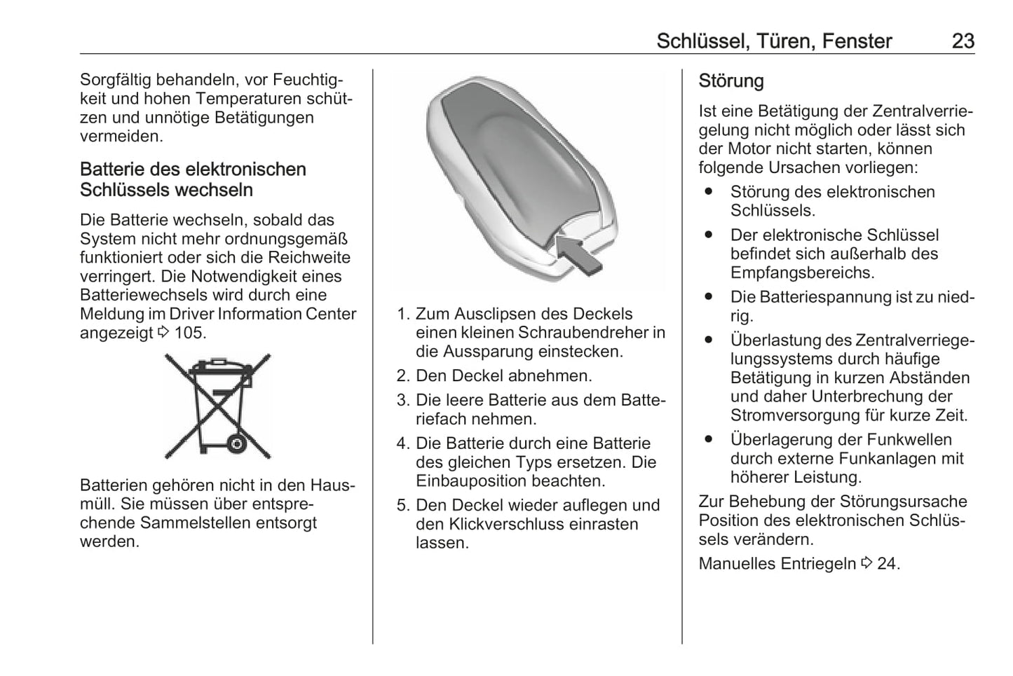 2017 Opel Crossland X Owner's Manual | German