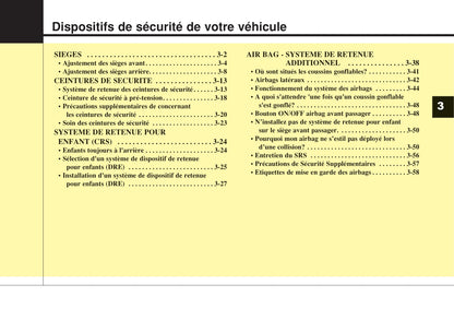 2014-2015 Hyundai i10 Owner's Manual | French