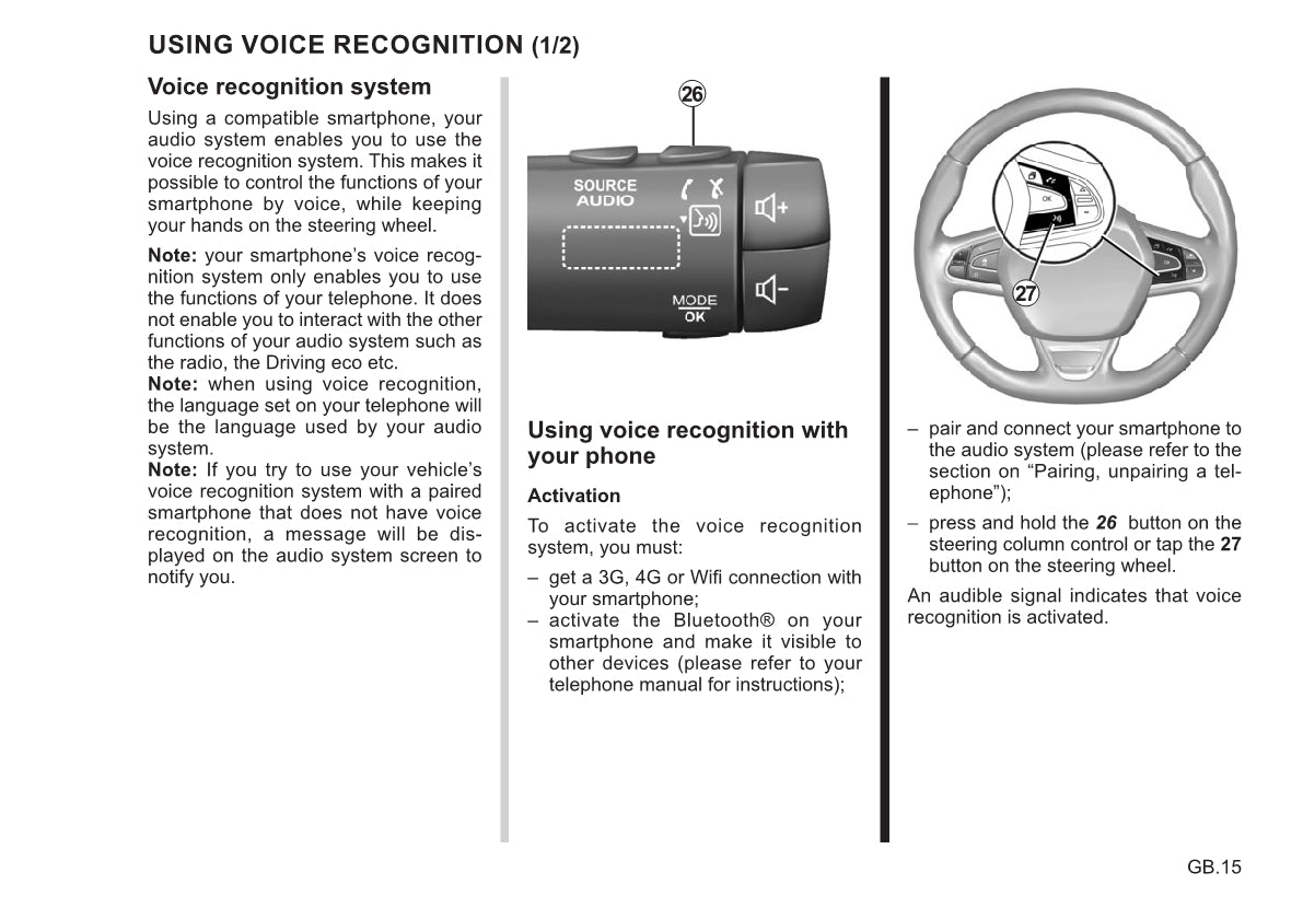 Renault Radio Connect R&Go Owner's Manual 2021 - 2022