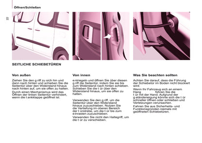 2014-2015 Peugeot Partner Tepee Owner's Manual | German