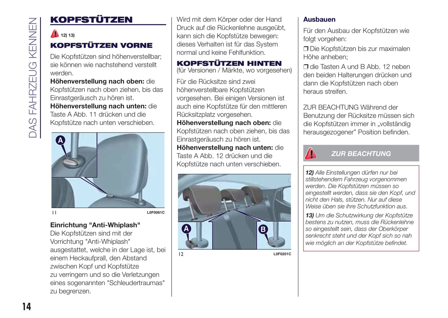 2015-2017 Lancia Ypsilon Bedienungsanleitung | Deutsch