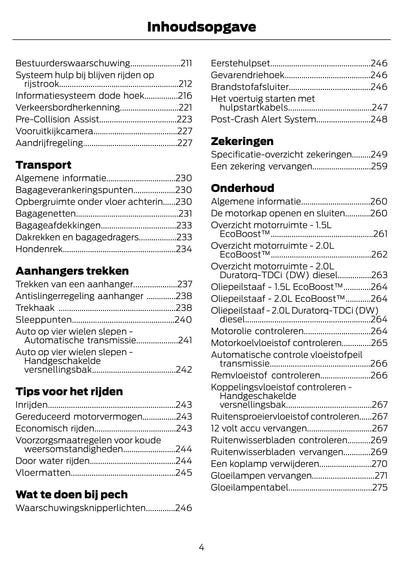 2015-2016 Ford Galaxy / S-Max Bedienungsanleitung | Niederländisch