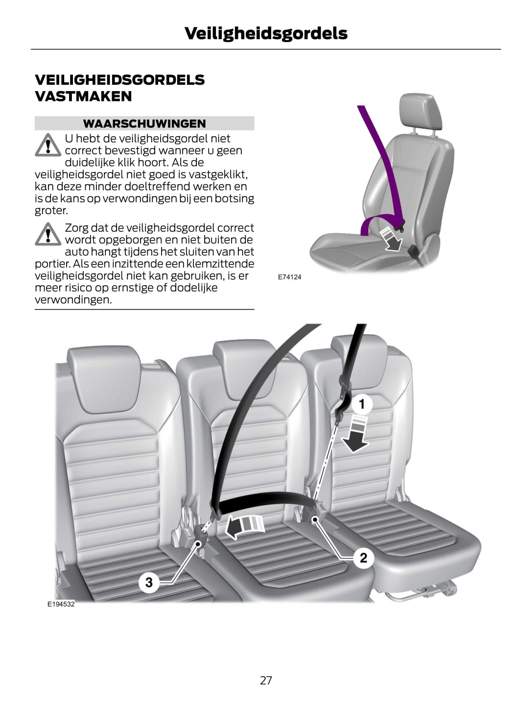 2015-2016 Ford Galaxy / S-Max Bedienungsanleitung | Niederländisch