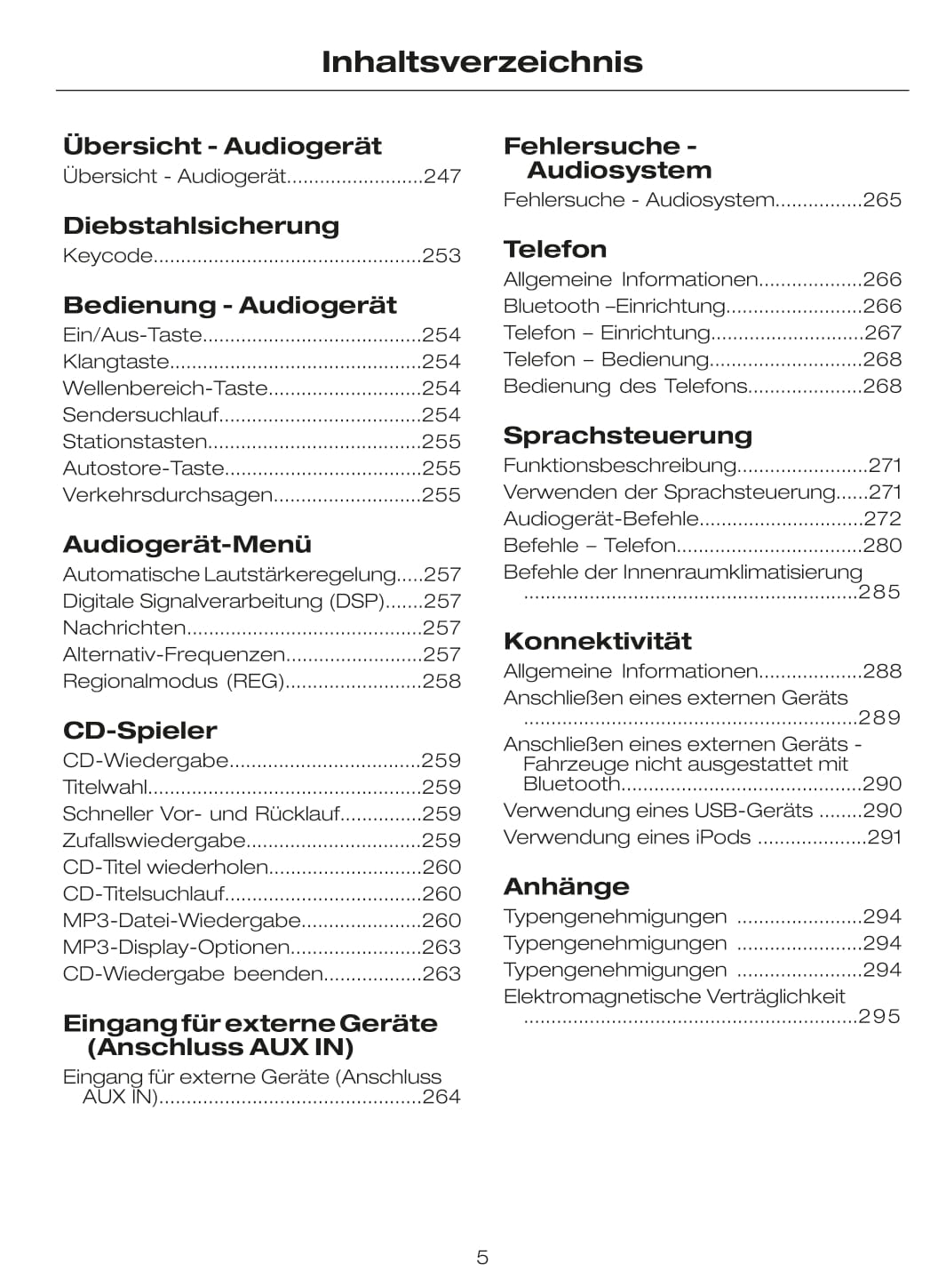 2010 Ford C-Max Bedienungsanleitung | Deutsch