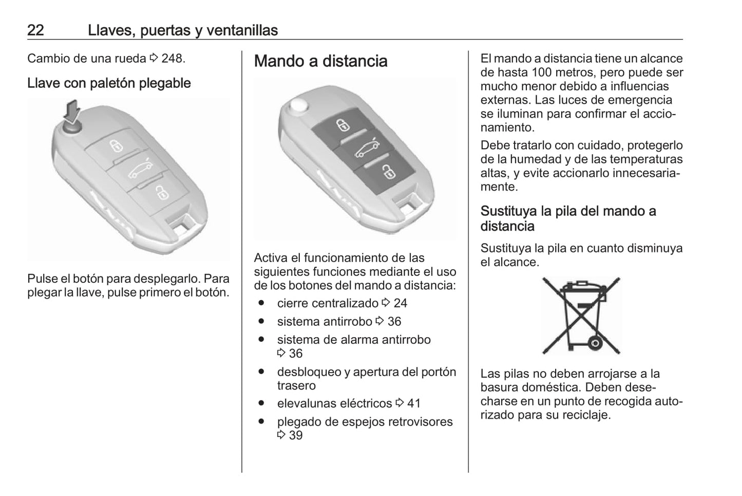 2018 Opel Grandland X Owner's Manual | Spanish